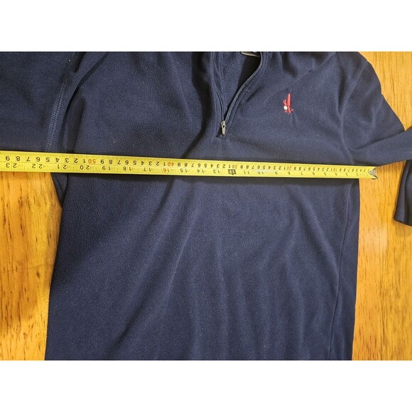 Johnnie O Pullover Mens Medium Blue Long Sleeve 1/4 Zip Mock Neck Golf Outdoor - Picture 7 of 9